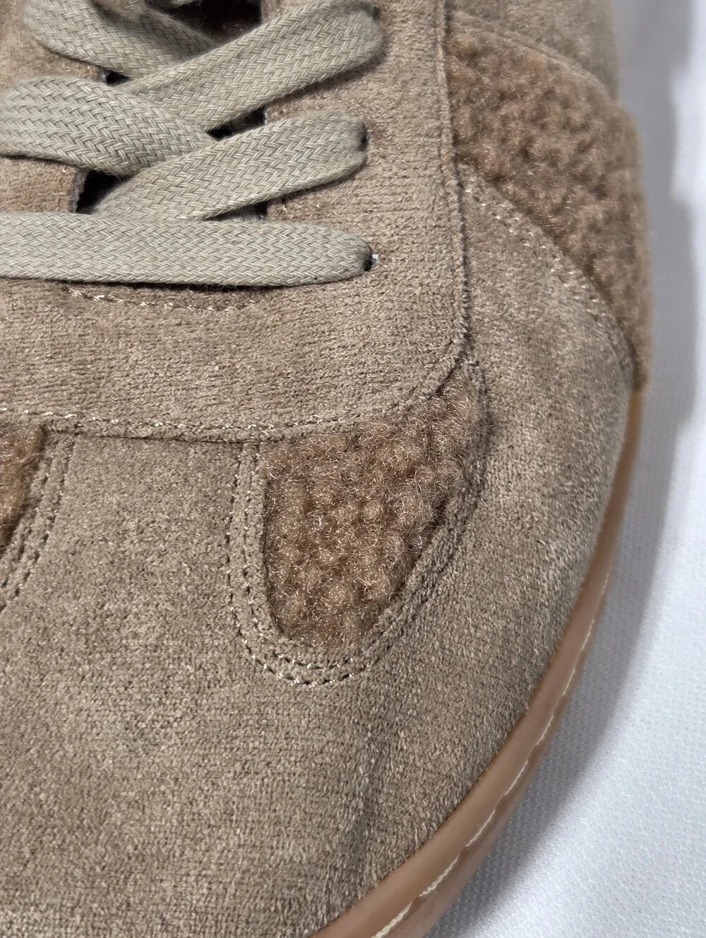 J/Slides Urban Sport Women’s Heidi Shearling/Suede Sneaker Brown Size-11